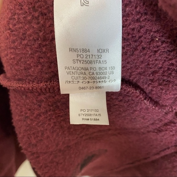 Patagonia Better Sweater Icelandic Coat Small - Picture 6 of 6